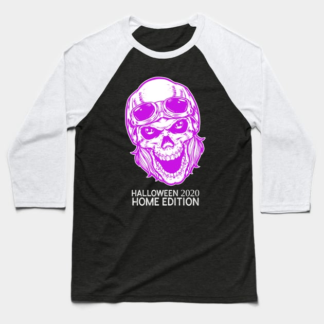 Purple Skull Monster - Halloween 2020 Home Edition Baseball T-Shirt by Dodo&FriendsStore